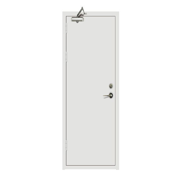 常開式防火門接收控制信號卻未自動關閉(圖1) 鋼質(zhì)防火門.jpg